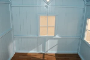 Featuring an inviting skylight, the Little Farmhouse is built for yearlong play and learning.