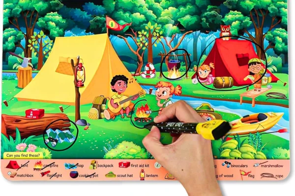 Indoor search and find mats will engage children and can be used indoors and outdoors throughout the year.